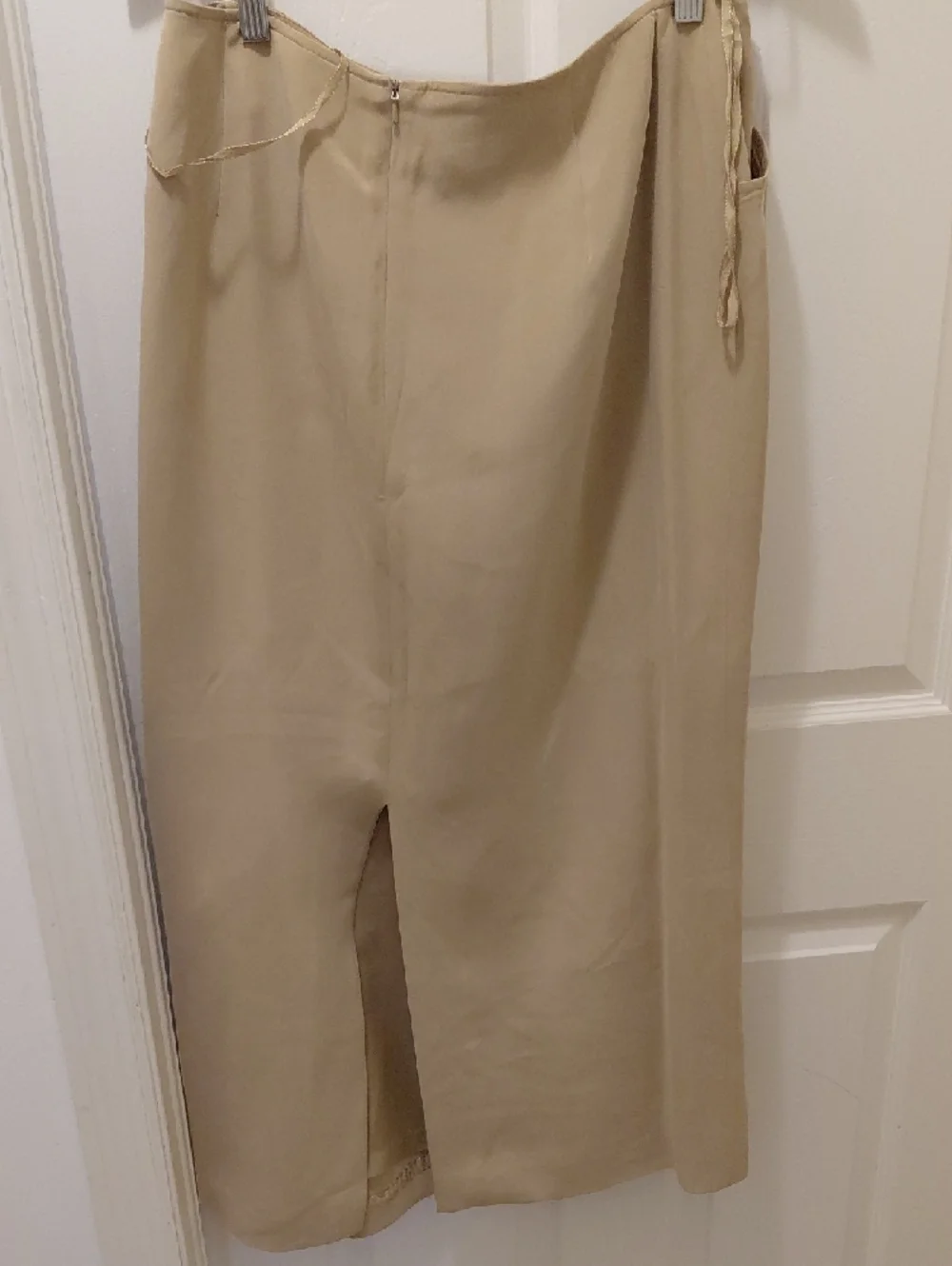 Jones New York Beige Straight Long Skirt